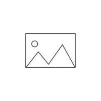 Upload image icon. vector