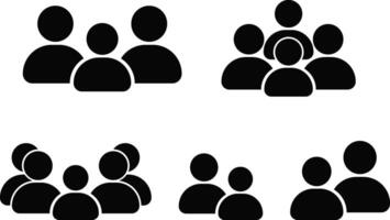 Set of Profile icon. profile photo symbol. user symbol. person sign vector