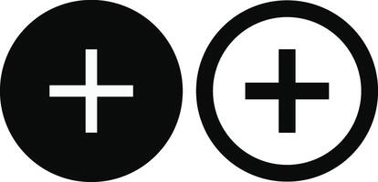 plus icon set. plus sign. Add plus icon. Medical Plus icon symbol. vector