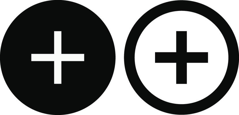 plus icon set. plus sign. Add plus icon. Medical Plus icon symbol.