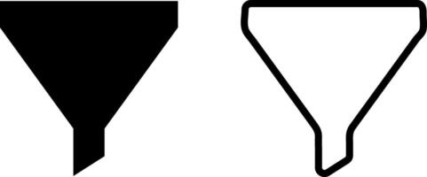 Filter icon set, funnel icon. filter symbol simple design. Filters icon button. Security level vector