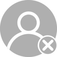profile crossmark icons. Profile avatar with crossmark symbol. user with cross vector