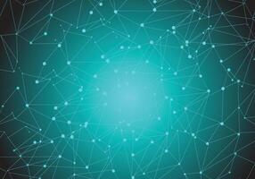 Intricate lines and dots creating a glowing abstract network on a dark background, Concepts and ideas for healthcare technology, innovation medicine, health, science and research. vector