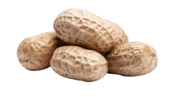 A pile of peanuts isolated on transparent background png