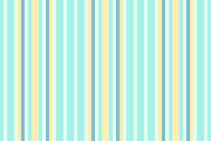 Bedding vertical stripe textile, 60s seamless pattern. Creativity background texture fabric lines in light and teal colors. vector