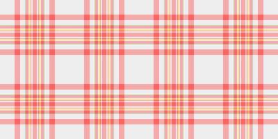 Room textile background pattern, masculine plaid texture fabric. Back check tartan seamless in red and white colors. vector