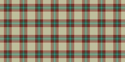 Yuletide texture tartan fabric, real plaid seamless pattern. Winter check background textile in teal and orange colors. vector