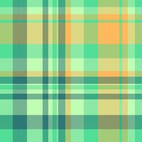 Small seamless background , figure tartan fabric textile. Native check texture pattern plaid in light and green colors. vector