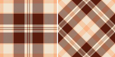 Background pattern check of textile plaid with a seamless tartan fabric texture. vector