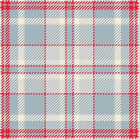 Volume plaid texture fabric, business textile pattern tartan. Merry christmas seamless background check in pastel and light gray colors. vector