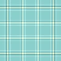 Textured texture seamless background, new fabric check. Elegance textile tartan plaid pattern in light and teal colors. vector