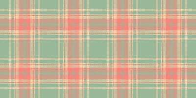 Form check pattern tartan, outside fabric textile seamless. Image texture plaid background in pastel and orange colors. vector