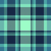 Daisy seamless fabric , neutral plaid background check. Individuality tartan pattern texture textile in dark and teal colors. vector
