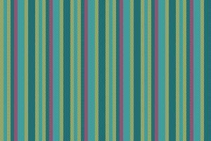 Workshop lines texture, graphical stripe fabric pattern. Scrapbooking seamless background vertical textile in cyan and amber colors. vector