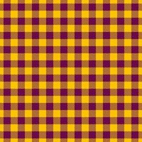 Rectangle texture fabric , decorate check textile tartan. Up seamless pattern plaid background in golden poppy and pink colors. vector