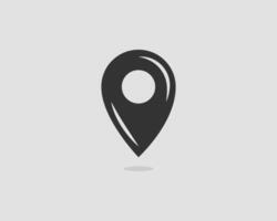 Map icons. Marker pointer. Pin location icon. GPS navigation symbol. vector