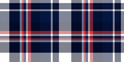 List plaid check fabric, layer background tartan seamless. Perfect textile pattern texture in black and white colors. vector