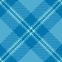 Father background check textile, model pattern texture . Femininity plaid seamless tartan fabric in cyan and teal colors. vector