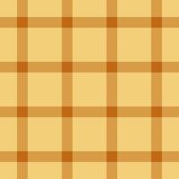 Sample fabric check tartan, floor pattern plaid. Ireland textile background texture seamless in amber and orange colors. vector