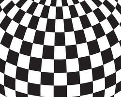 Black and white abstract pattern. Art design geometric shape background. Graphic visual disort style. vector