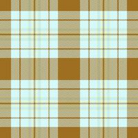 Birthday card tartan background check, open fabric pattern textile. New year seamless plaid texture in light and amber colors. vector