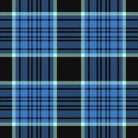 Plaid seamless pattern in blue. Check fabric texture. textile print. vector