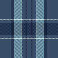 Structure fabric textile, drawing tartan check seamless. Expressive texture background pattern plaid in blue and dark colors. vector
