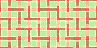 Net plaid texture , quilted check textile background. Pop fabric tartan pattern seamless in light and red colors. vector