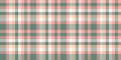 Loft background textile plaid, individuality tartan fabric texture. Tidy seamless pattern check in pastel and red colors. vector