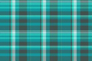 Hunter textile seamless , golf tartan texture background. Tidy plaid fabric pattern check in cyan and pastel colors. vector