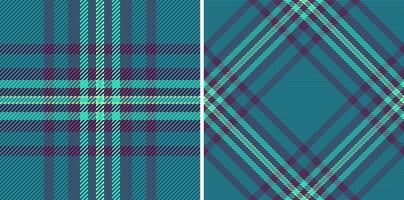 Texture plaid textile of tartan check pattern with a fabric background seamless . Set in trendy colors for premium quality products. vector