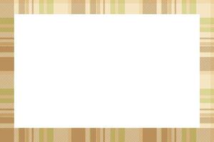 Vintage frame . Scottish border pattern retro style. Tartan plaid ornament. vector