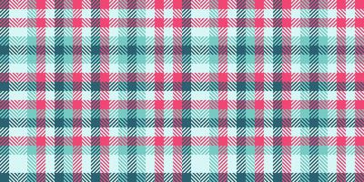 Delicate pattern background texture, curve seamless check plaid. Attire textile fabric tartan in light and red colors. vector