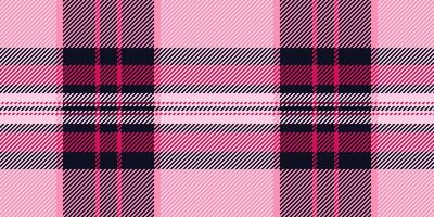 Rectangle tartan pattern plaid, faded texture fabric seamless. Fibrous background check textile in pink and light colors. vector