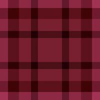 Party pattern check , isolation texture seamless textile. Robe plaid background fabric tartan in red and dark colors. vector