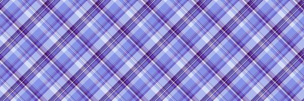 Small pattern tartan, goose foot fabric textile seamless. Nice plaid texture background check in indigo and light colors. vector
