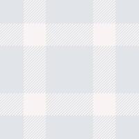 Creation tartan fabric, uk seamless textile background. Stylish check pattern texture plaid in sterling silver and sea shell colors. vector
