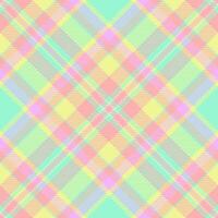 Christmas plaid tartan texture, celebrate seamless background fabric. Complexity check pattern textile in light and lime colors. vector