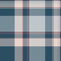 Diverse texture check textile, motif seamless fabric. Place plaid background tartan pattern in cyan and sky gray colors. vector