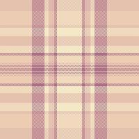 Bold texture fabric plaid, vertical pattern check . Window tartan background textile seamless in light and pink colors. vector