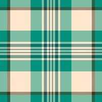 Poncho background check tartan, pretty texture pattern textile. Warmth seamless plaid fabric in mint and teal colors. vector