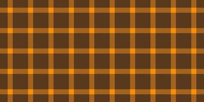 Gold fabric seamless texture, book textile tartan . Countryside pattern plaid check background in orange and bright colors. vector