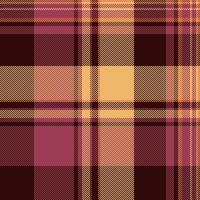 Wide background fabric tartan, wrapping textile check plaid. Marriage texture seamless pattern in dark and red colors. vector