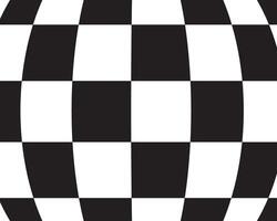 Black and white abstract pattern. Art design geometric shape background. Graphic visual disort style. vector