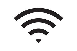 Wi Fi symbol signal connection. wireless internet technology sign. Wifi network communication icon. vector