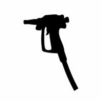 Pressure car wash sprayer isolated on white background. A good water gun tool to use for cleaning. vector
