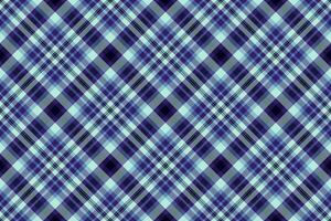 Folded seamless pattern, top plaid background tartan. Hounds tooth textile texture check fabric in indigo and light colors. vector