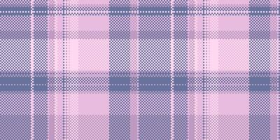Ethnicity fabric texture, winter tartan plaid textile. Finish check seamless background pattern in light and blue colors. vector