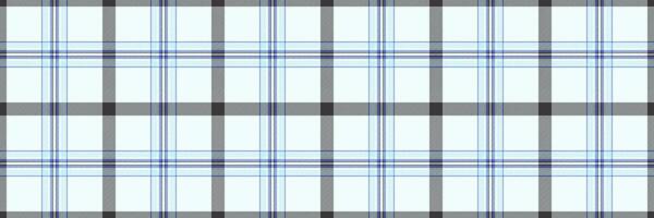 Backdrop textile seamless fabric, hippy check texture. Sheet plaid tartan pattern background in mint cream and grey colors. vector