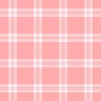 Service plaid fabric , jersey pattern background check. Woven tartan texture seamless textile in light and light pink colors. vector